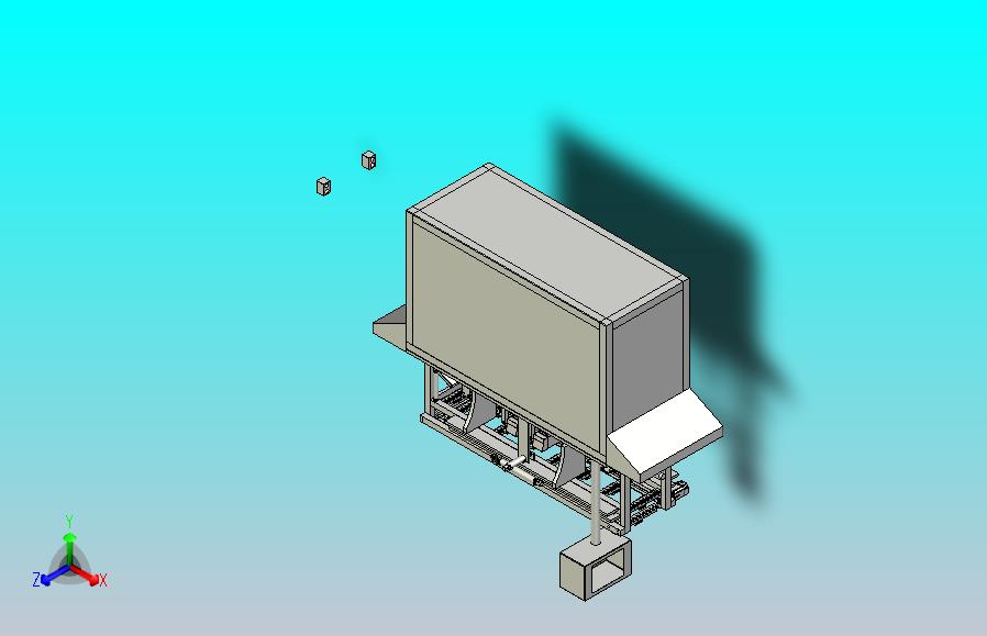 一款测试浸锡机3D模型