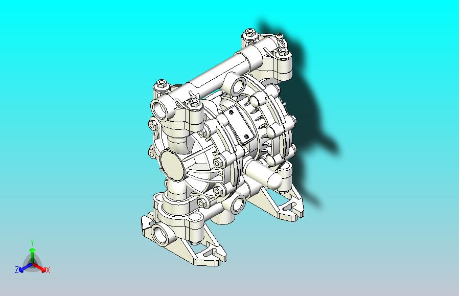 HUSKY-515气动隔膜泵图纸