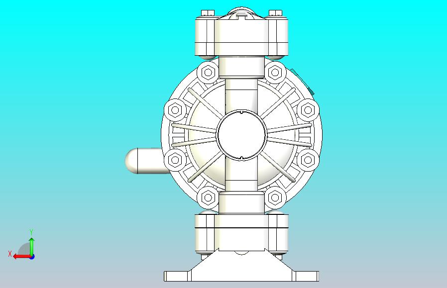 HUSKY-515气动隔膜泵图纸
