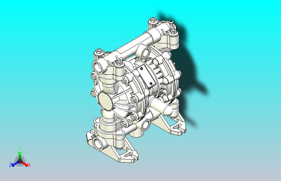 HUSKY-515气动隔膜泵图纸