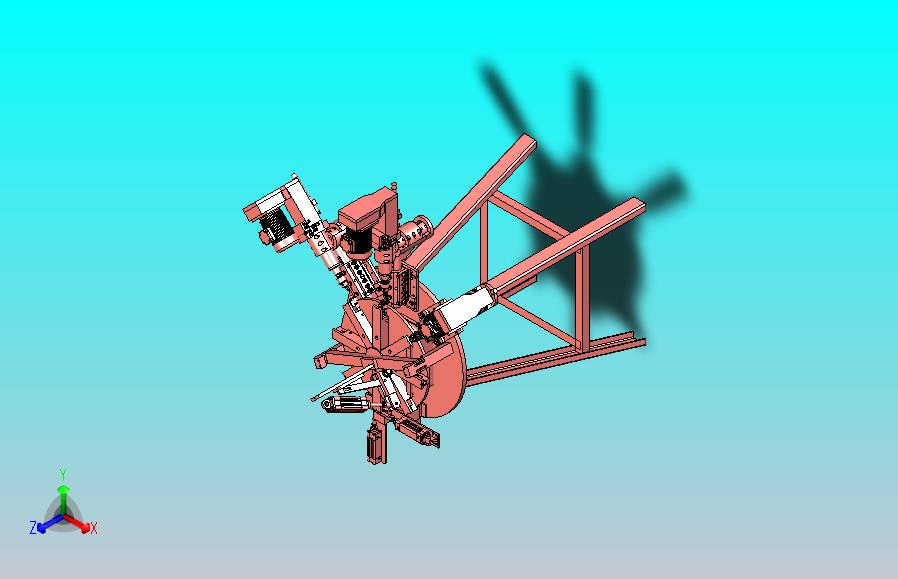 圆盘式钻3D图纸