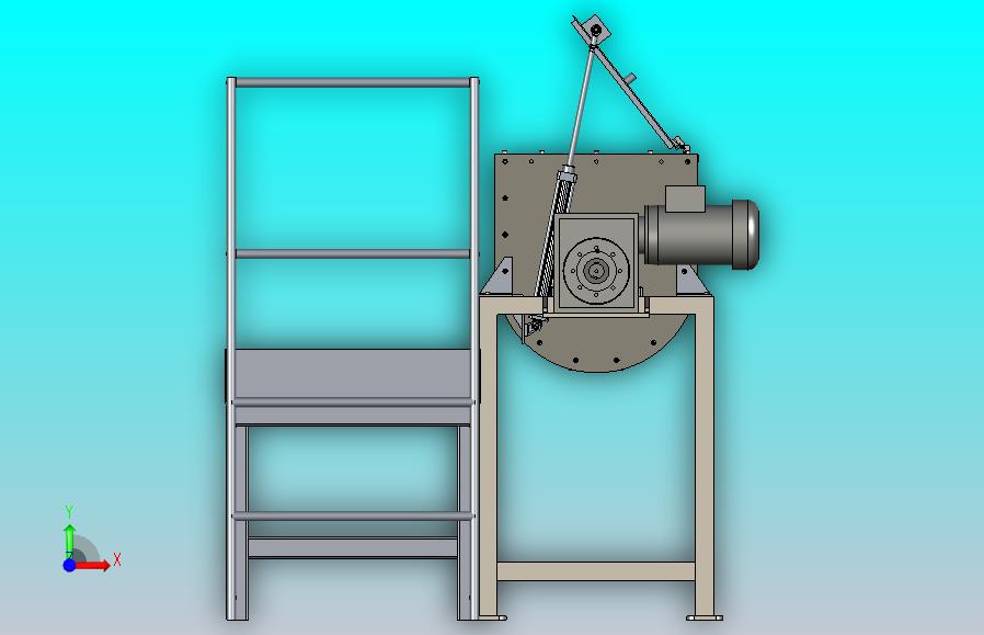 混凝土回收机3D图纸