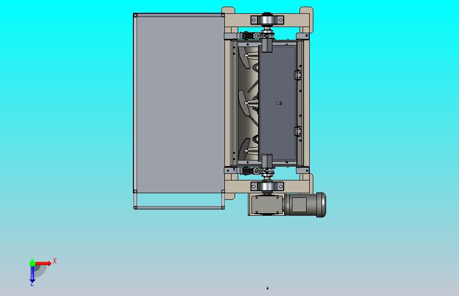 混凝土回收机3D图纸