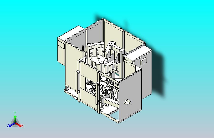 六工位组装机3D图纸