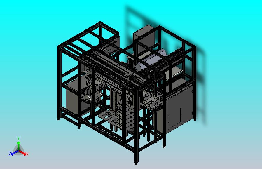 一款拆垛机3D图纸