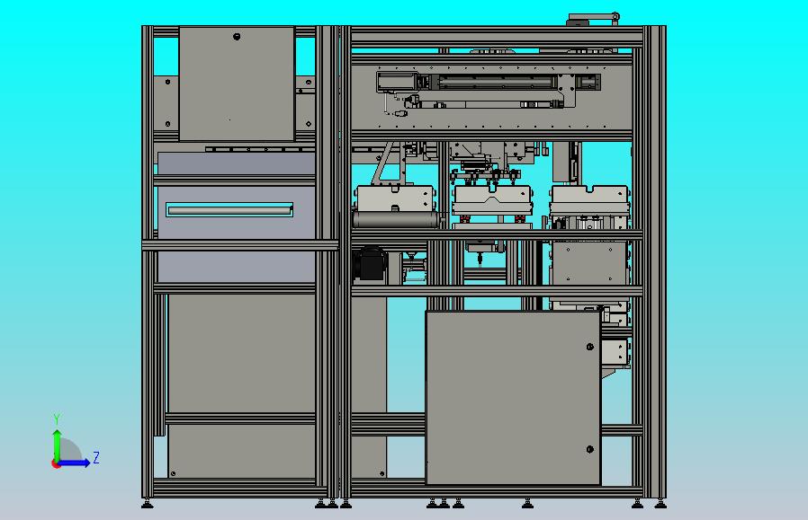 一款拆垛机3D图纸