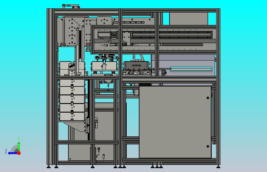 一款拆垛机3D图纸