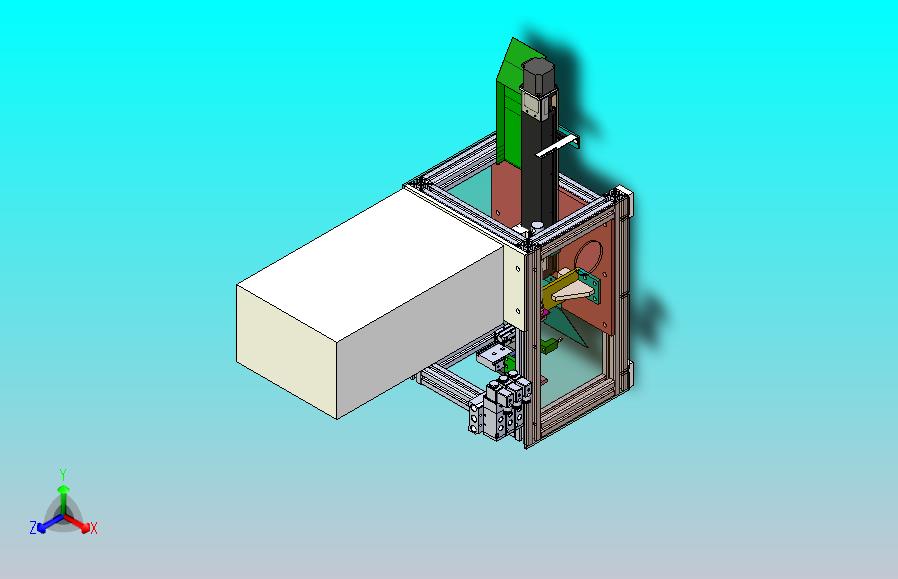 一款半自动刻印机3D图纸