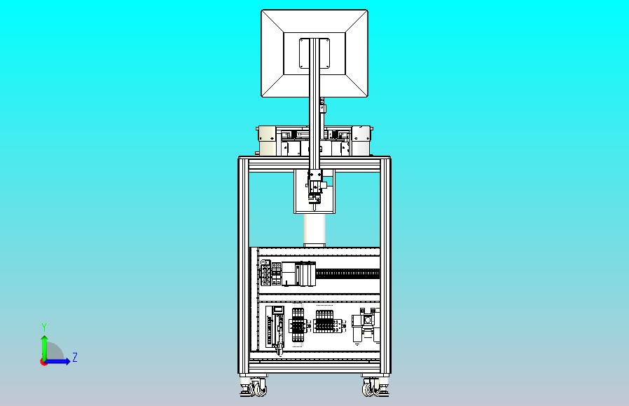 一款PCB计量测试机3D图纸