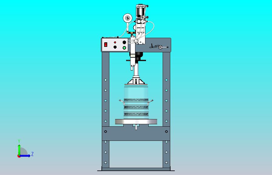 一款半自动化压力机-分离机S3D图纸