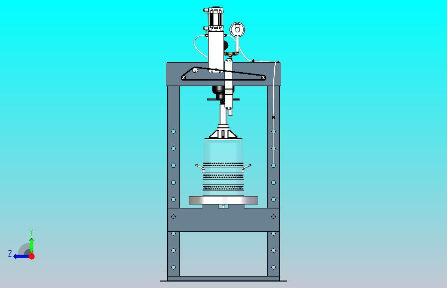 一款半自动化压力机-分离机S3D图纸