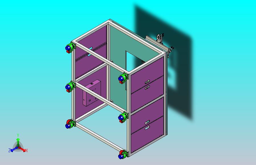 一款泵体自动加油设备3D图纸
