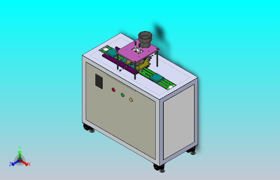 一款冲针设备3D图纸