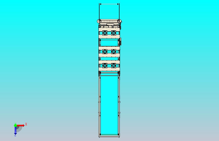 一款鞭炮切纸机3D图纸