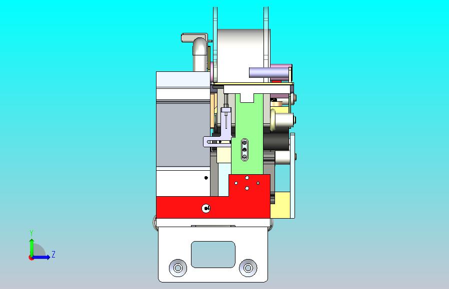 一款标签机3D图纸