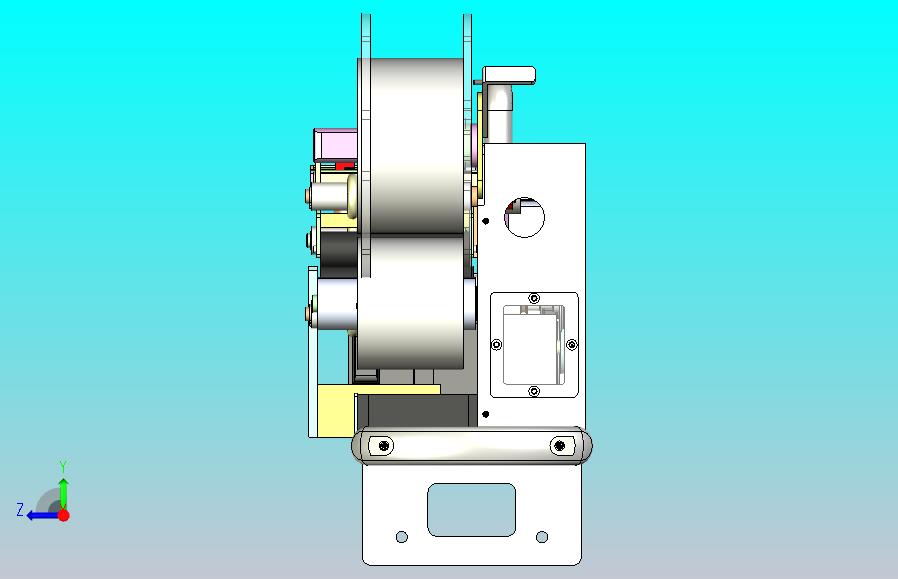 一款标签机3D图纸