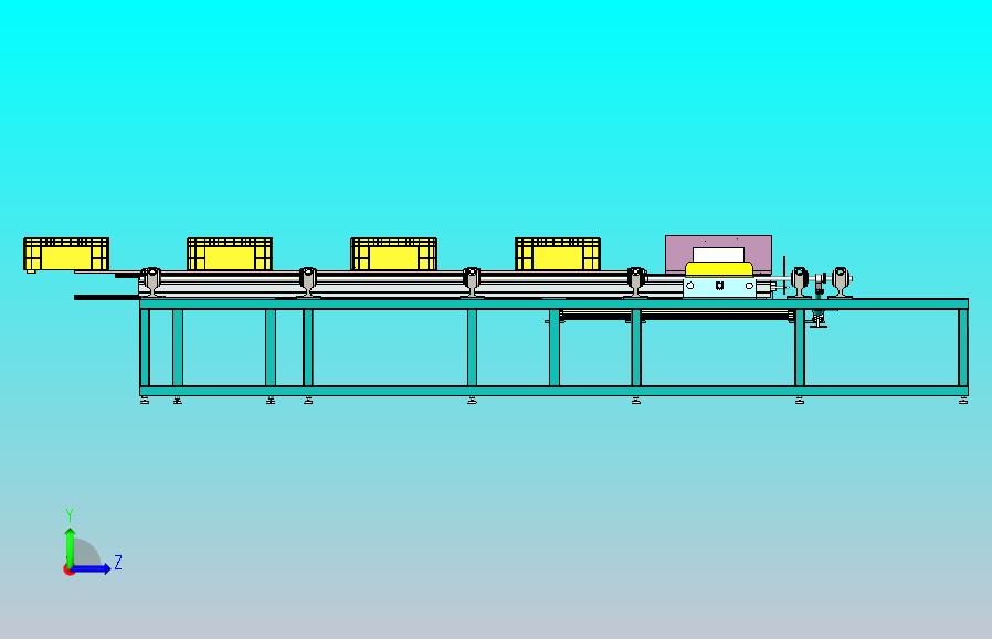 一款步进送料定位机3D图纸