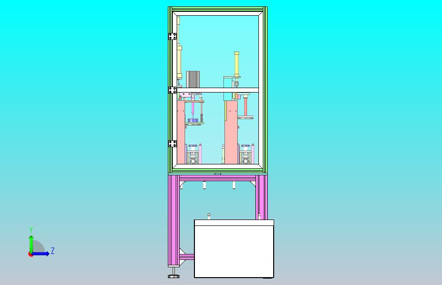除尘机3D图纸