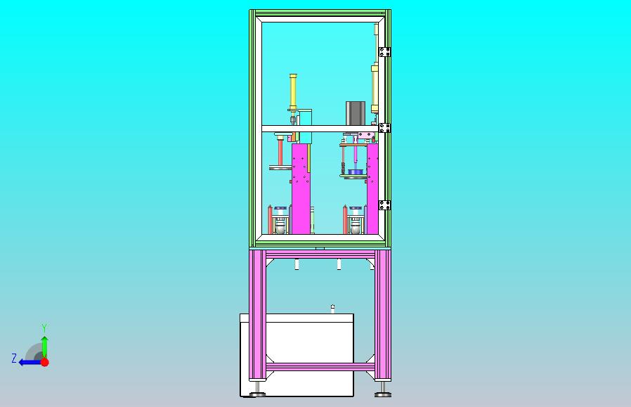 除尘机3D图纸
