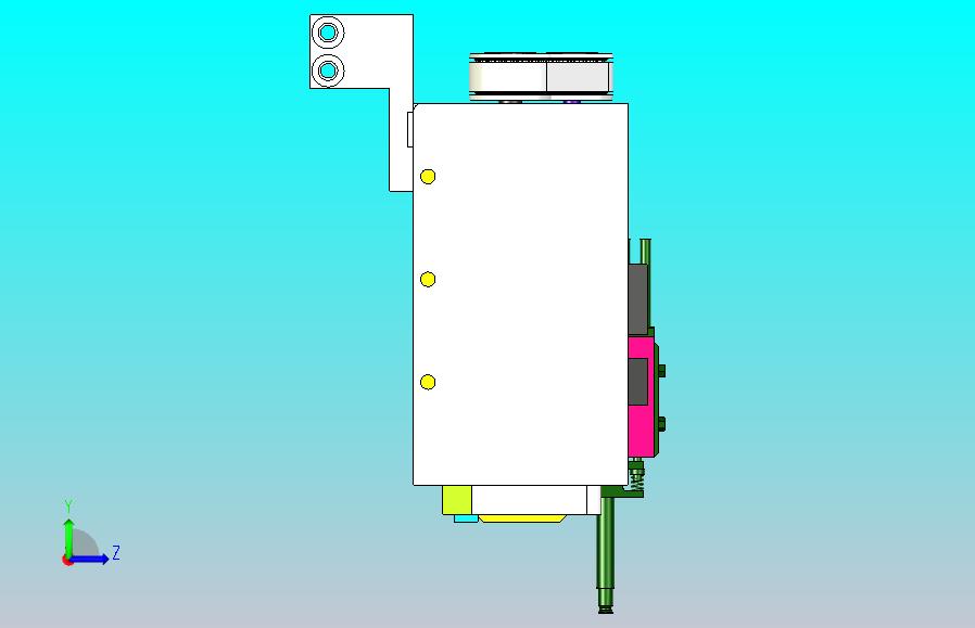 伺服凸轮槽变距机构3D图纸