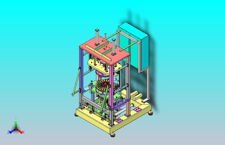 一款电机定子装配3D模型