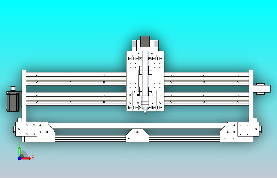 一款等离子切割机结构3D图纸