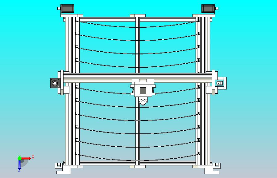 一款等离子切割机结构3D图纸
