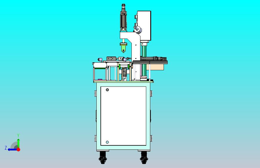 一款电池壳压字机3D模型