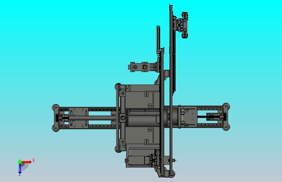 一款电机定子填充机3D模型