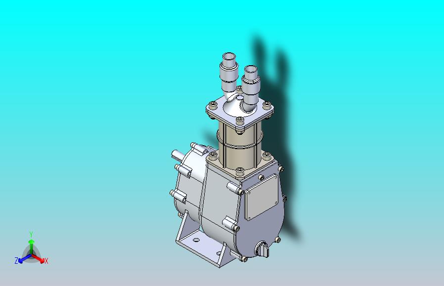 一款活塞泵图纸3D图纸