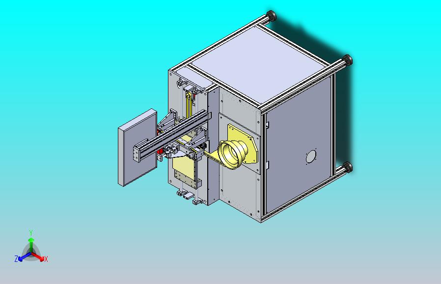 高速LED元件摆放机3D图纸