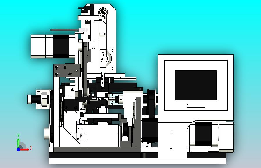 一款电器缠绕机3D模型