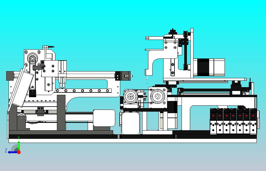 一款电器缠绕机3D模型