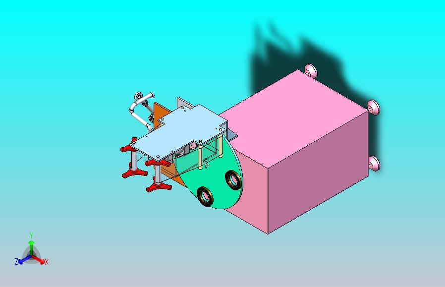 封口覆膜机3D图纸