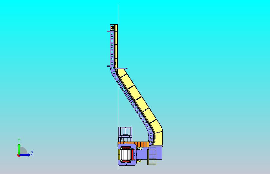 废纸皮全自动打包线3D图纸