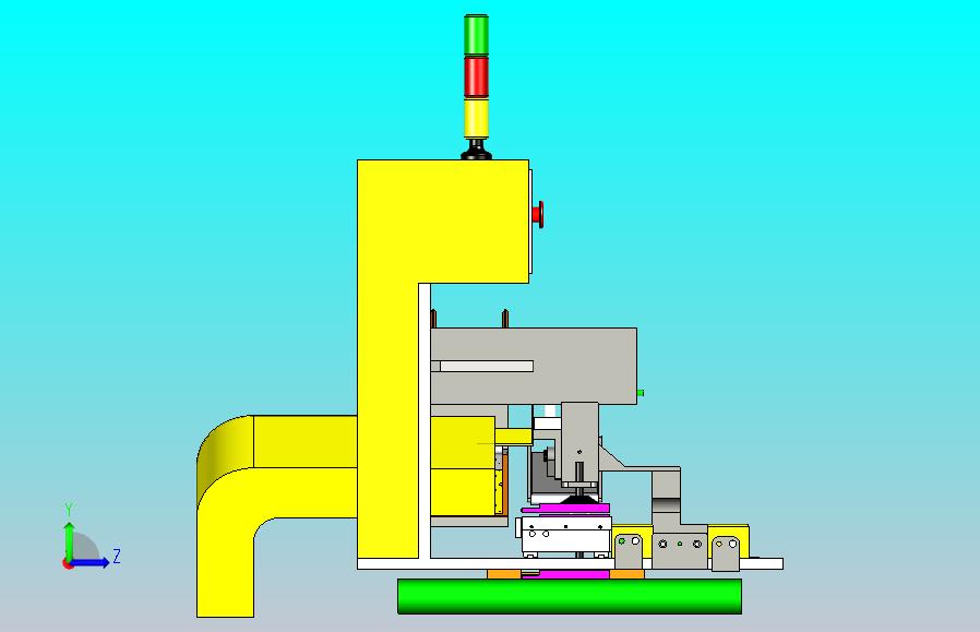 光驱贴膜机3D图纸