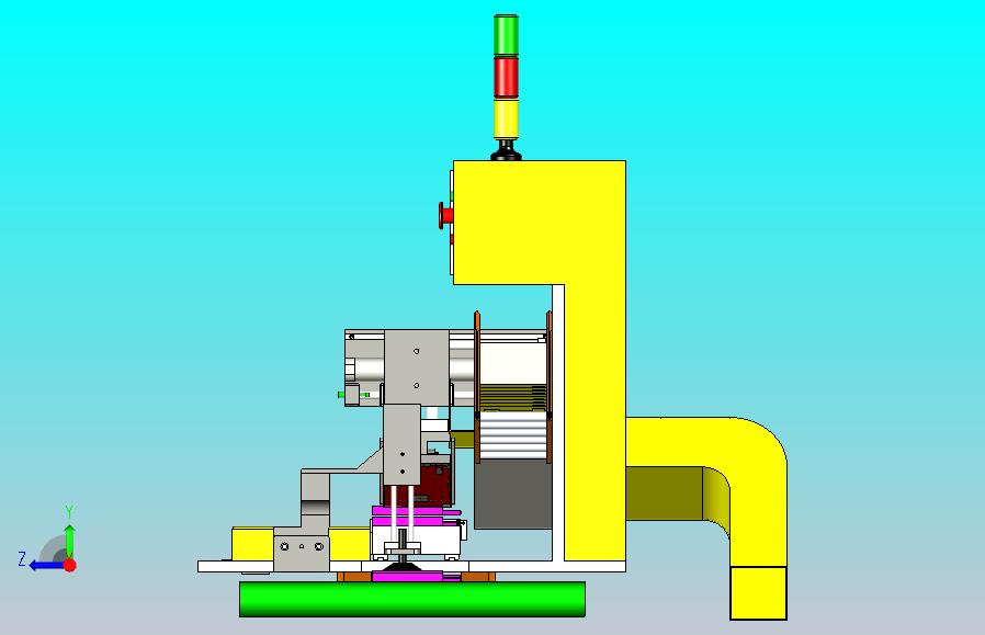 光驱贴膜机3D图纸