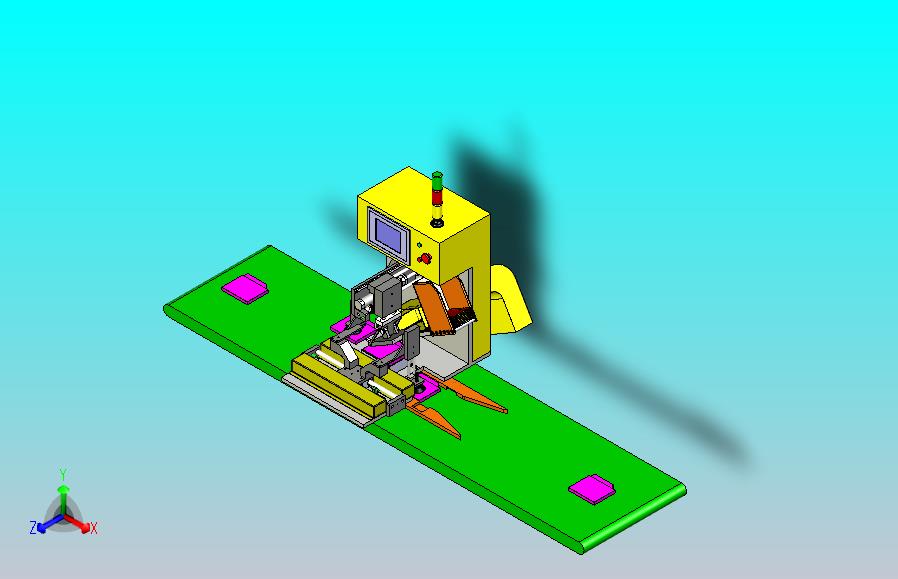 光驱贴膜机3D图纸