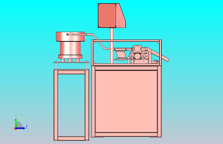 高速自动耳机打孔机3D图纸