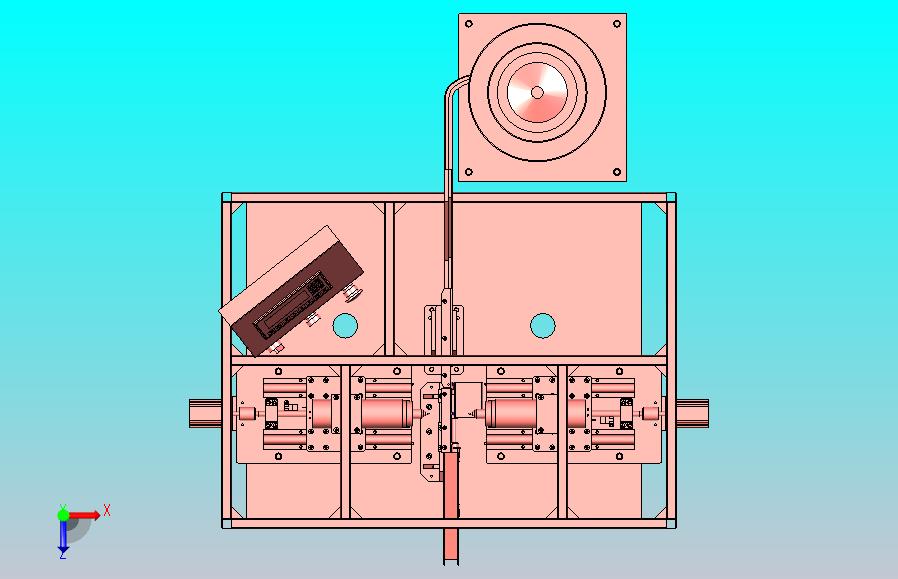 高速自动耳机打孔机3D图纸