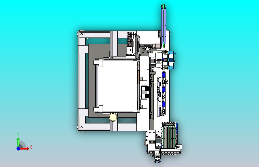 功率电感线圈测试机3D图纸