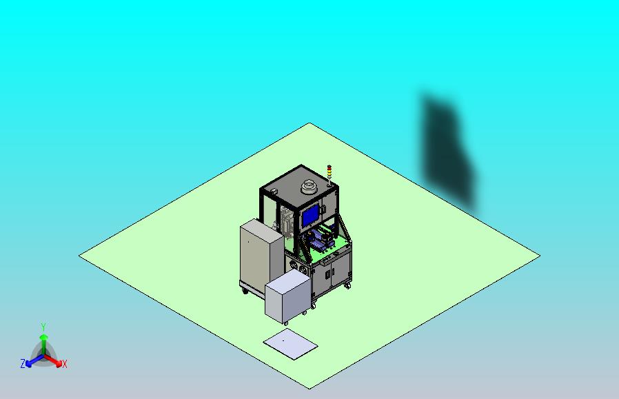 一款电阻焊机3D模型