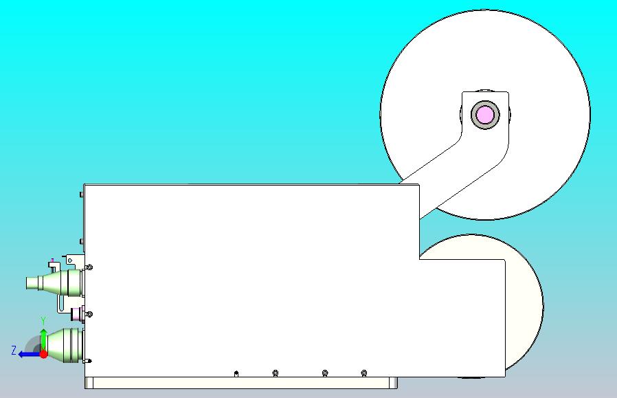 卷料剥离机3D图纸