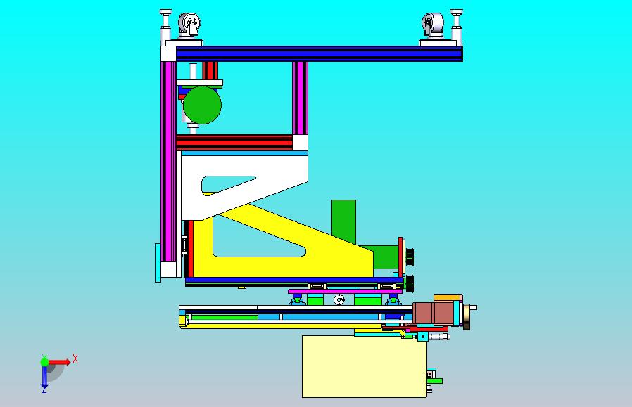 结构复杂的多轴传动3D图纸
