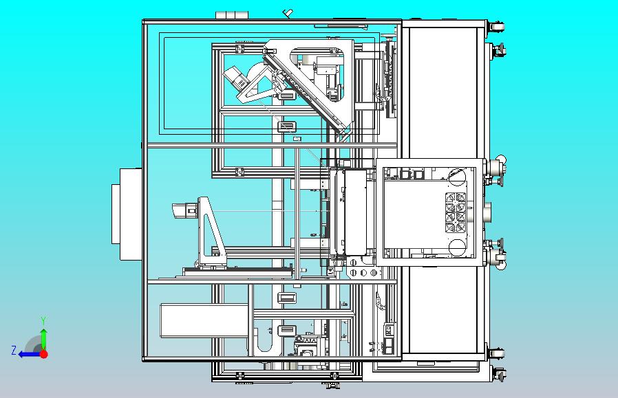 光学玻璃测试和加工完整的总装配图3D图纸