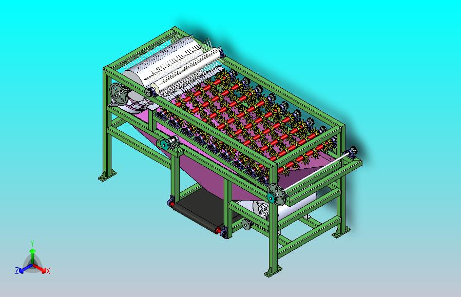 辣椒分选机3D图纸