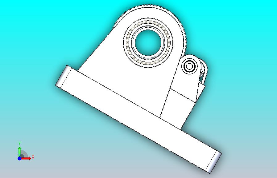 矿石球磨机3D图纸