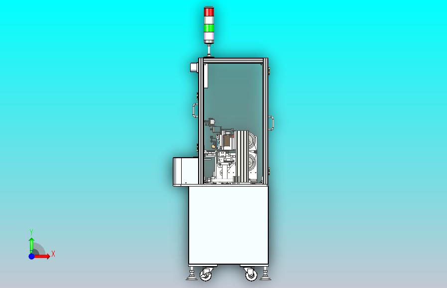 绝缘胶膜贴付机3D图纸