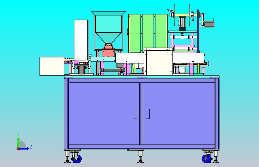 颗粒分料机组装自动机3D图纸