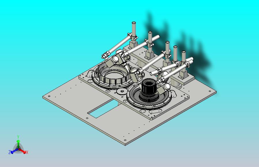 离合器润滑机3D图纸